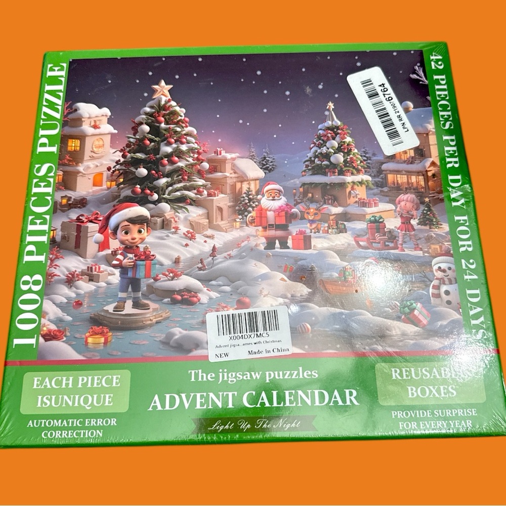 Christmas Advent Calendar Jigsaw Puzzle
